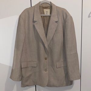 Aritzia Wilfred Sofia Wool blend oversized blazer